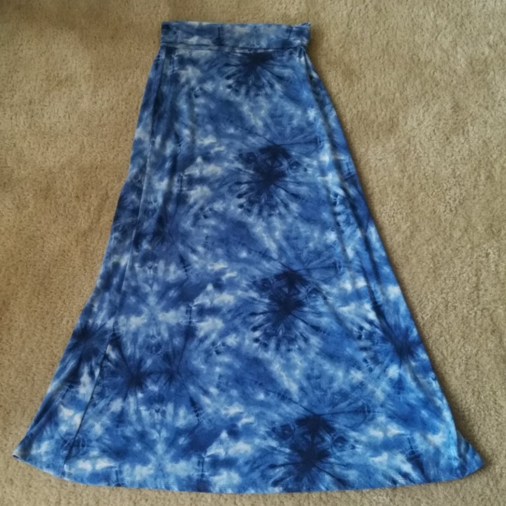 Tye Dye Maxi Skirt